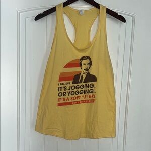 Anchorman “I believe it’s Jogging…or Yogging…” Tank, Size L